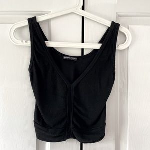 Brandy Melville black cropped tank